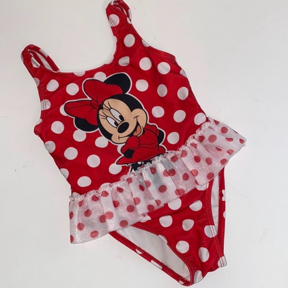 Minnie Mouse Polka Dot Baby Store Swimsuit
